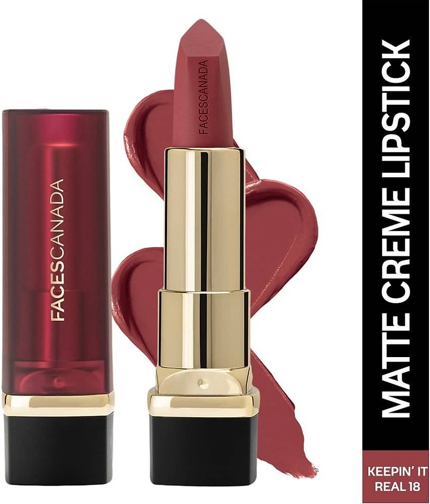 FACES CANADA Comfy Smoothe Matte Creme Lipstick - Don't You Mind 09, 4.2g
