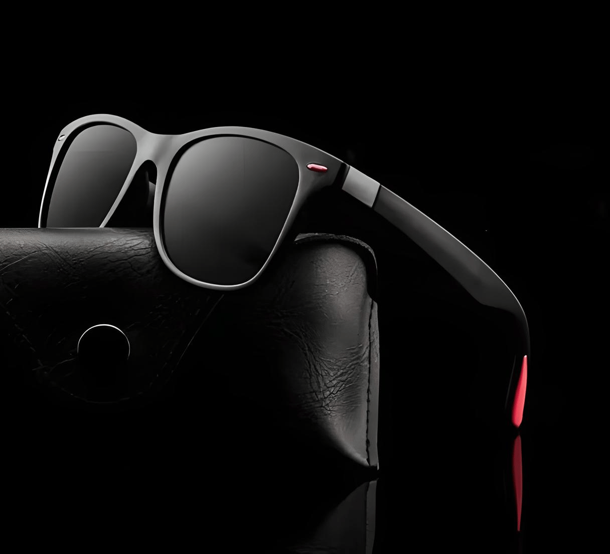 Swift Wayfarer Sunglasses with Cover-Unisex