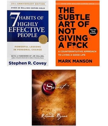 7 habit + the subtle art + the secret