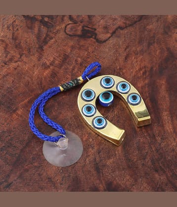 PAYSTORE - Steel Horse Shoe Evil Eye Door Hanging