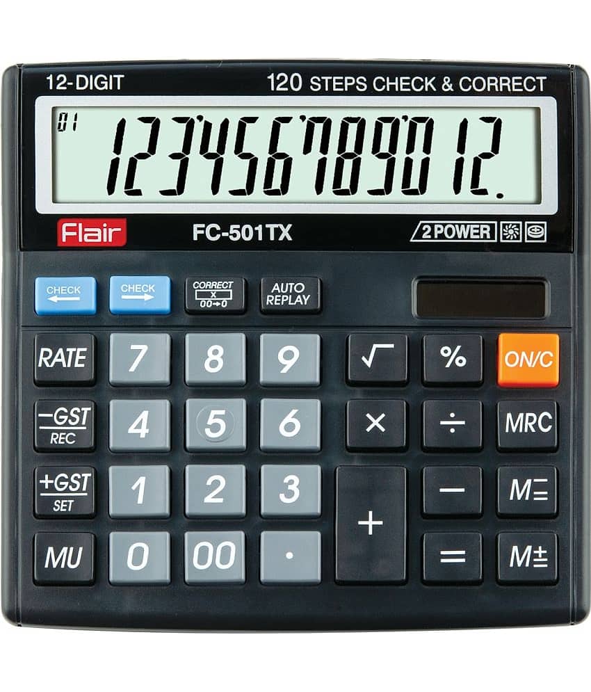 Flair 133632 Fc - 501Tx Basic Calculator (12 Digit)