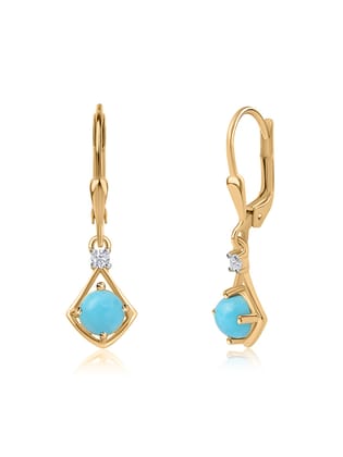 Turquoise Drop Earrings For Women