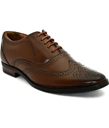 Fashion Victim - Black Men's Brogue Formal Shoes