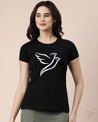 Slim Fit Letter Tee - Carbon Black-S / Carbon Black