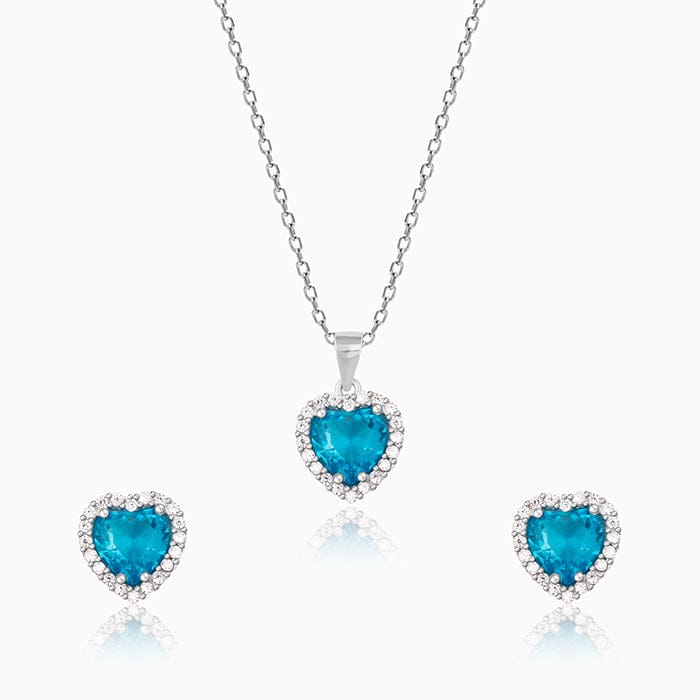 Silver Titanic Heart Of The Ocean Set