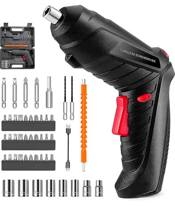 Retail Store Powerful Electric screwdriver kit with rechargeable Battery 46 Piece Toolkit
