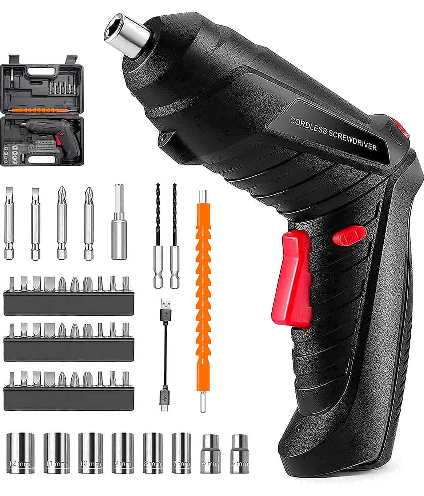 Retail Store Powerful Electric screwdriver kit with rechargeable Battery 46 Piece Toolkit