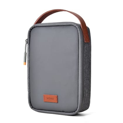 Tech Accessory Organizer: Travel in Style-Grey