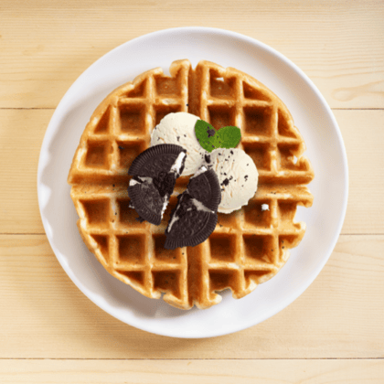 Oreo belgian waffle