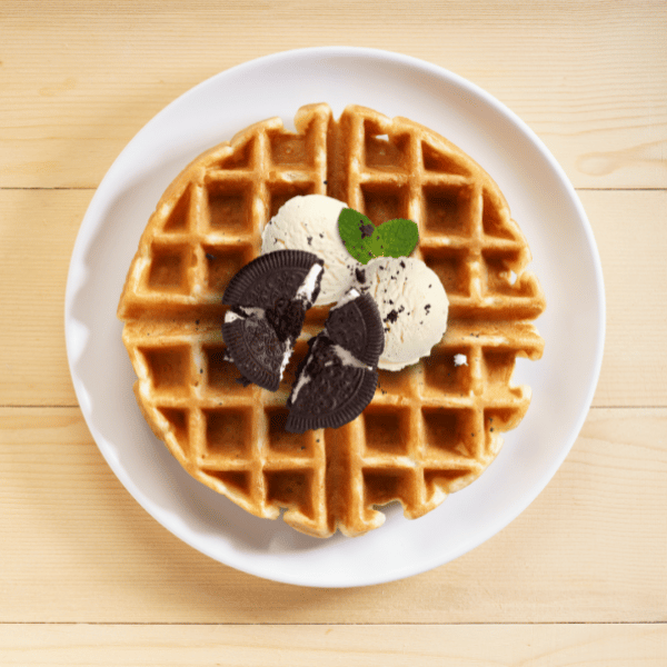 Oreo belgian waffle