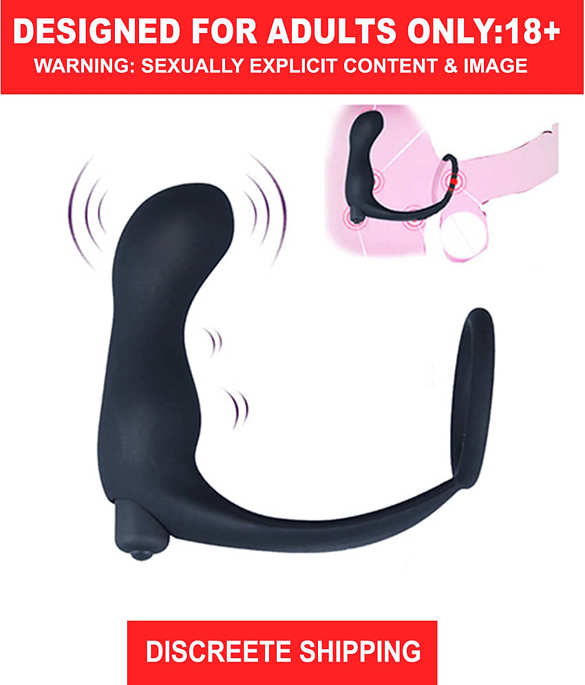 Adult Products 5 Mode With Penis Ring Sex Toys For Men Delay Ejaculation Prostate Massager Vibrating Anal Plug see toys for man butt plug women sexy toy low price
