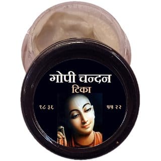 Gopi Chandan Tika (Tilak) Made With Pure Chandan Stick With Spitural Mantra