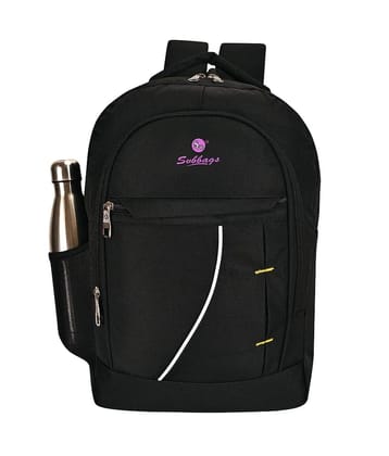 SVB BAG 35 Ltrs Fabric Backpack *For Boys & Girls ( Black ) - Black