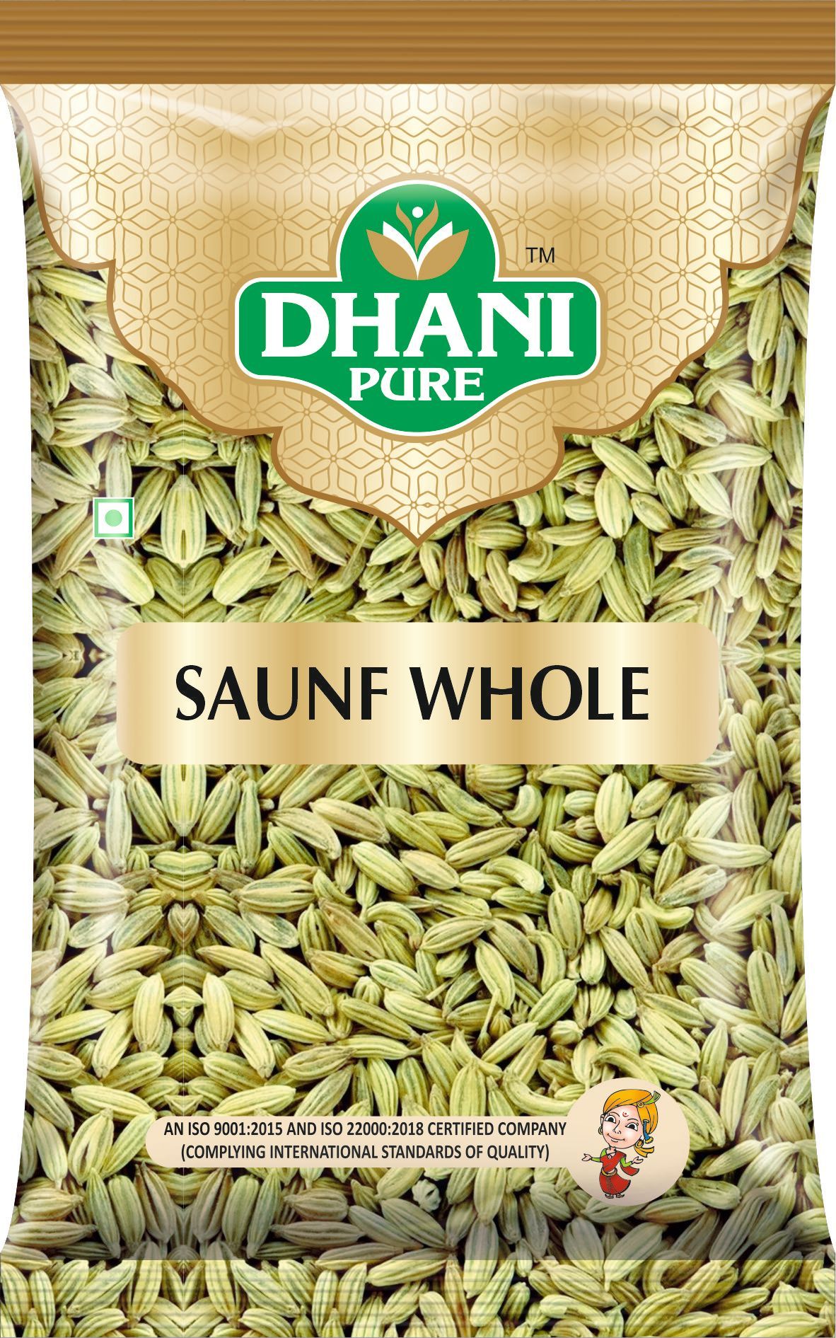 Dhani Pure Saunf Whole, 100g
