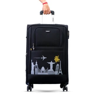 Timus Salsa Plus 68 cm with Soft Spinner Wheels, Medium Cabin Size Travel Luggage with TSA Lock
