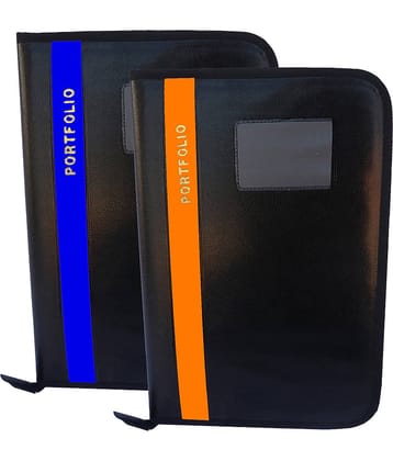 Kopila orange + blue File Folder ( Pack of 2 )