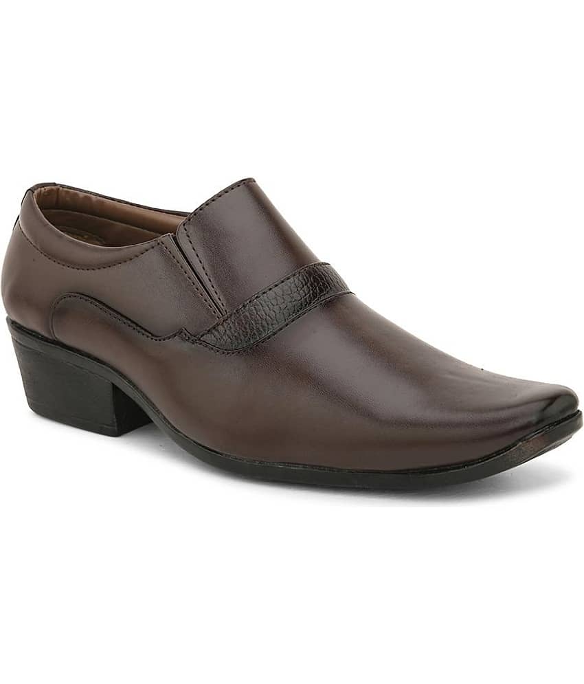 Sir Corbett Brown Men's Slip On Formal Shoes