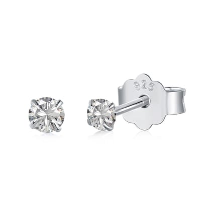 NOVA STUDS (2.5MM) - Fine Silver-Silver