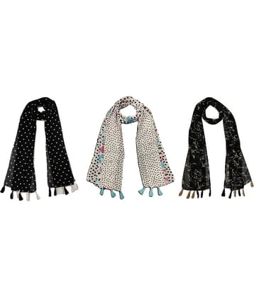 stolevilla Multi Printed Poly Cotton Yarn Stoles
