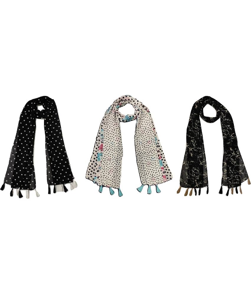 stolevilla Multi Printed Poly Cotton Yarn Stoles
