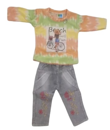 SAI DURGA CLOTHS AND READYMADE Trendy Floral Print Clothing Set