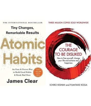 Best Combo Of Best Seller Book - Atomic Habit And Courage To Be Desliked (Paperback, JAMES , ICHIRO KISHMI, FUMITAKE KOGA)