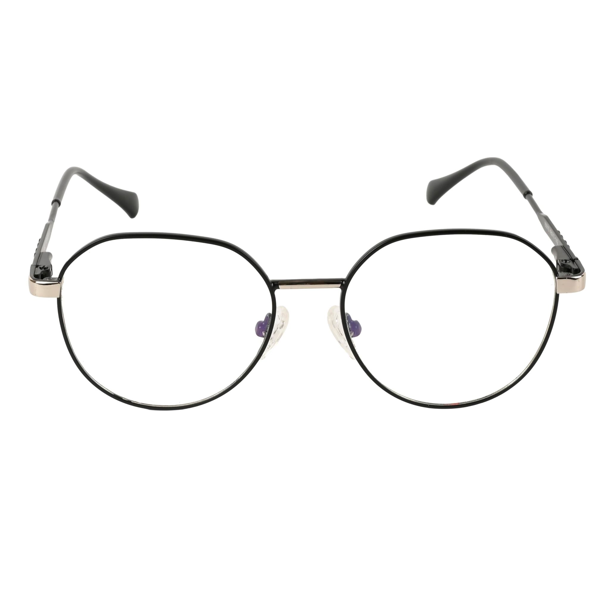 TERRY & CO | Zero Power Blue Cut Eyeglasses | Metal Frame | Small Size | Anti-Reflective, UV Protection, Lightweight | Spring Hinges | Unisex