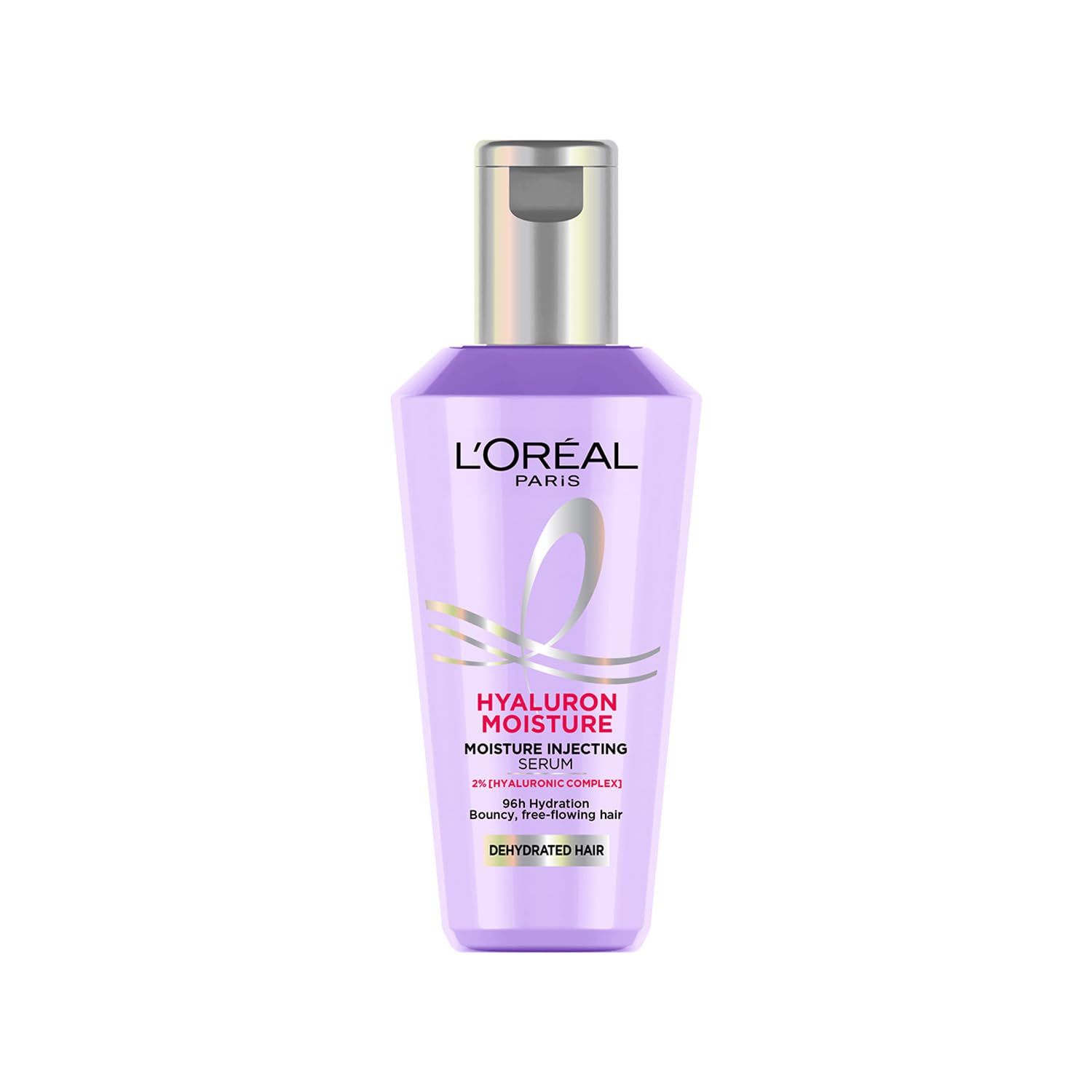 LOral Paris Hyaluron Moisture Hair Serum with hyaluronic acid for bouncy,frizz-free hair, 80 ml LOral Paris Hyaluron Moisture Hair Serum with hyaluronic acid for bouncy,frizz-free hair, 80 ml - Clear / 80 ml (Pack of 1)