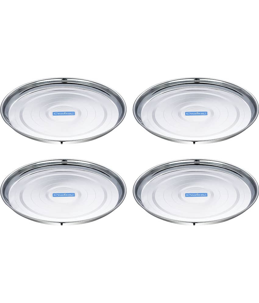 Neelam 4 Pcs Stainless Steel Steel Full Plate