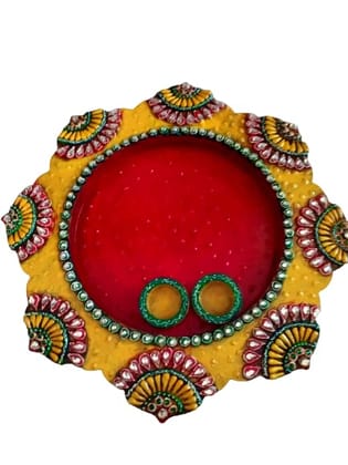 Rajasthani Puja Thali by aapnikala Rajasthani Puja Thali by aapnikala
