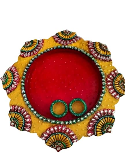 Rajasthani Puja Thali by aapnikala