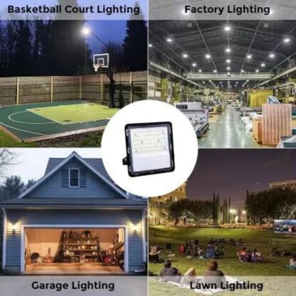 SPARKWORLD IP66 50 Watts Flood Light Flood Light Outdoor Lamp (Yellow) | Colour: Warm White