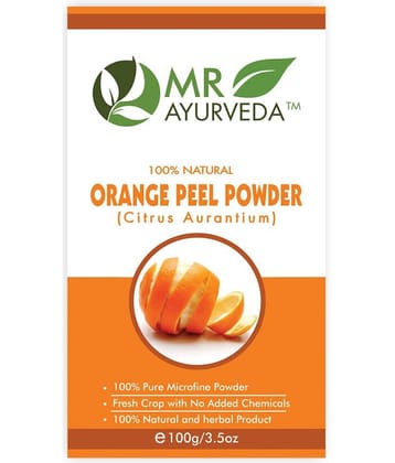 MR Ayurveda 100% Natural Orange Peel Powder Face Pack Masks 100 gm