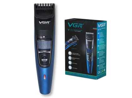 VGR V-052 Blue Hair Trimmer for Men, Professional Trimmer with Long Battery Life and Sharp Blades
