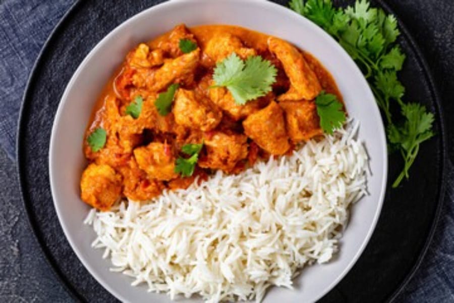 Butter chicken chawal