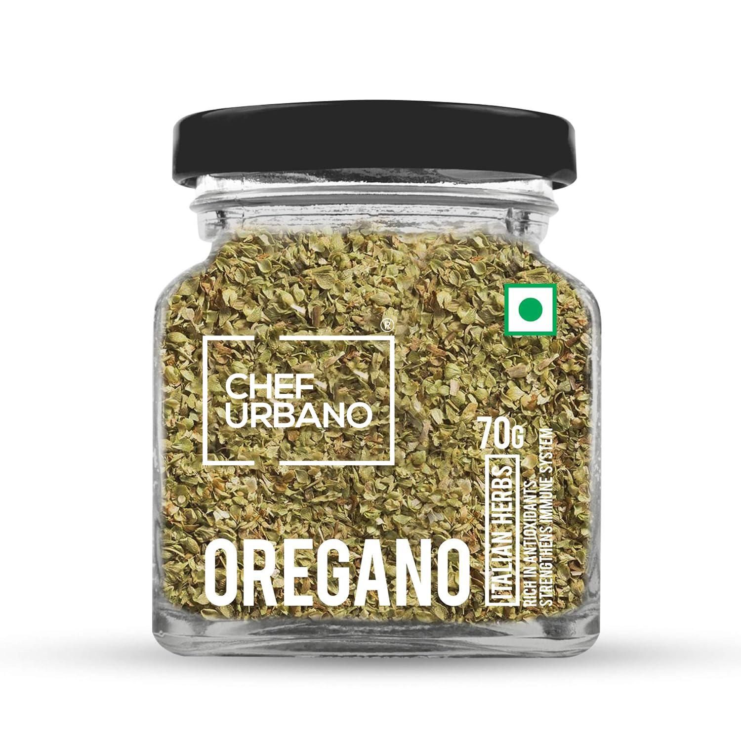 Chef Urbano Herbs Oregano Bottle 70 Gms (MRP: Rs. 150/-)