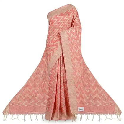 Light Beige Sambalpuri Saree