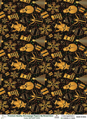 Brand Zero Premium Quality Decoupage Paper Pack of Two - Design Code: BZPQDP10055