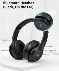 P47 Wireless Bluetooth Headphones with Adjustable Headband