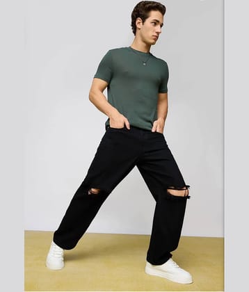 9x denims Basic Men's Jeans - Black ( Pack of 1 )