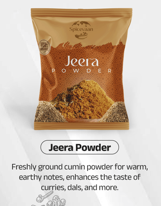 Spicevaan Jeera Powder (500g) | 100% Organic Cumin Powder | Finely Ground & Aromatic | Ideal for Indian Curries and Sabzi
