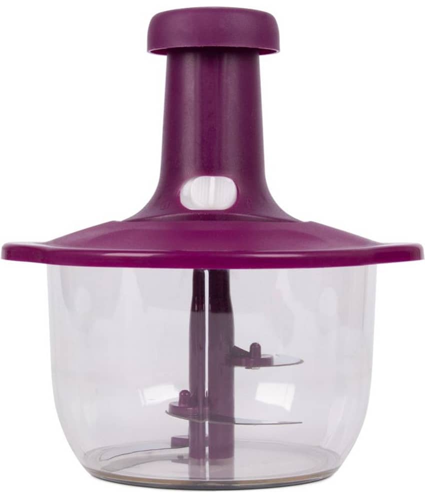 HomePro Kitchen Product 1500ML Manual Push Chopper With Stainless Steel Blade