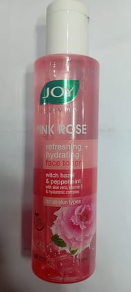 Joy revivify pink rose refreshing+ hydrating face toner with hazel & peppermint 150 ml