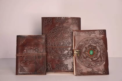 Classic Medium Leather Bound Diary