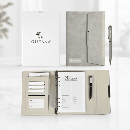 Custom 2-in-1 Name Journal Gift Set with Pen