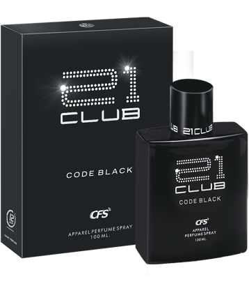 CFS - 21 CLUB CODE BLACK Eau De Parfum (EDP) For Unisex 100 ml ( Pack of 1 )