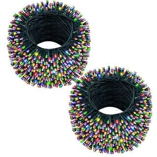 DAYBETTER Multicolor 15M String Light, Rice Light, Diwali Decorative Ladi Light Pack of 2