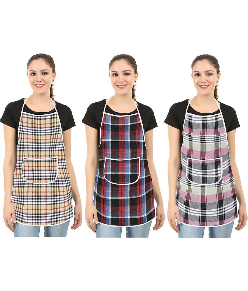 E-Retailer Set of 3 Cotton Apron