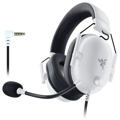Razer BlackShark V2 X - White | Multi-Platform Wired Esports On Ear Headset - RZ04-03240700-R3M1 Razer BlackShark V2 X - White | Multi-Platform Wired Esports On Ear Headset - RZ04-03240700-R3M1 - White, / Standard