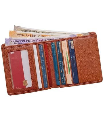 Wingers Tan PU Men's RFID Wallet,Regular Wallet,Anti-theft Wallet ( Pack of 1 )